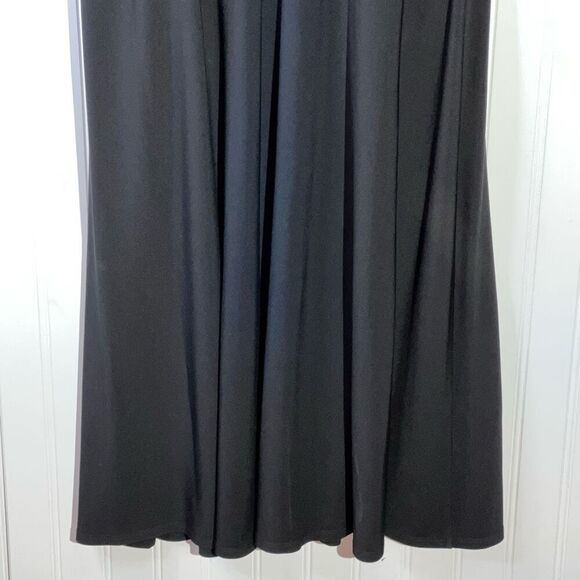 JONES NEW YORK Women’s Size 16 Black Halter Dress Ruching Cocktail Formal Party - Picture 3 of 9